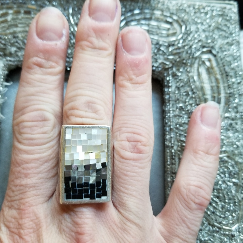 Unique Sterling silver ring